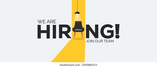 We are hiring. we're hiring creative concept. Hiring creative work. open vacancy design, Hiring social media poster design.