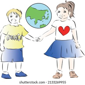 esperamos la paz del mundo