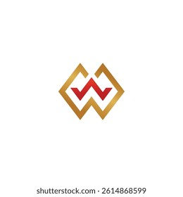 WE illusion technology square icon logo design