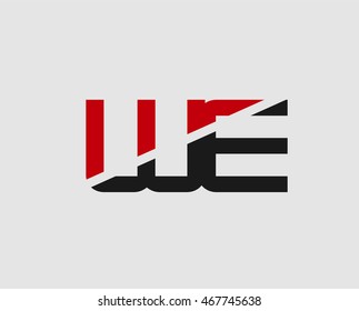 WE initial company group logo
