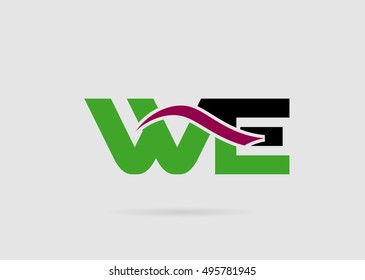 WE initial company group logo