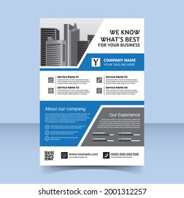 we know what best for your business flyer design template