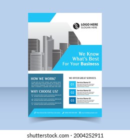 we know what best for your business flyer poster template design