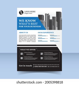 we know what best for your business flyer template design