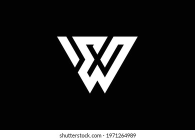 WE letter logo design on luxury background. EW monogram initials, letter logo concept. WE icon design. EW elegant and Professional white color letter icon design on black background.