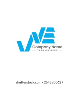 Image vectorielle logo WE. création du logo