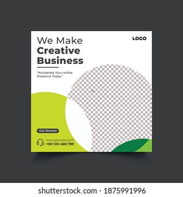We Make Creative Business Digital Marketing Agency Business Promotion Banner Social Media Post Template
