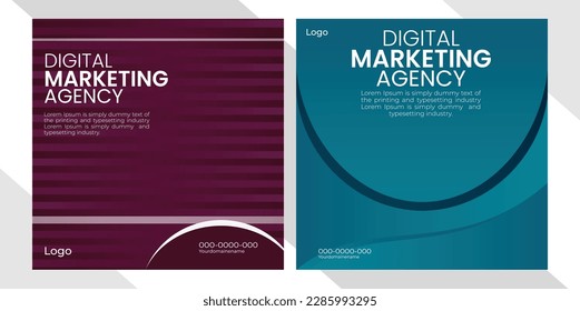 We are make digital marketing agency new design best and modern corporate creative social media post design