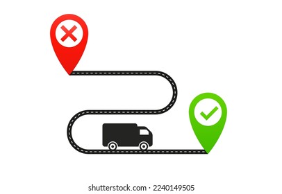 Nos mudamos, nos dirigimos a la navegación, diseño de apartamentos, cambio de oficina, reubicación. Dirección cambiada. Ilustración del vector