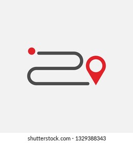 We moved icon. Moving office sign. isolated on white background. Vector illustration.