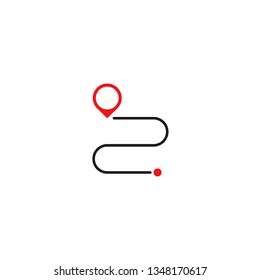 We moved icon. Moving office sign. Vector flat design
