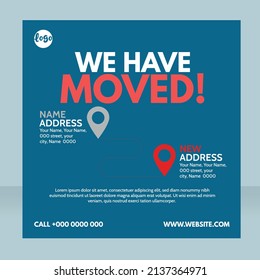 We Are Moving Flyer Template