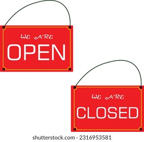 estamos abiertos y cerramos la tienda de tableros