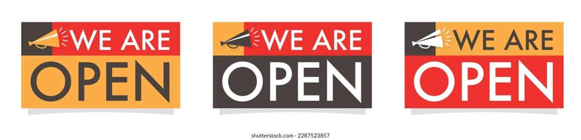 We are open on color blocks