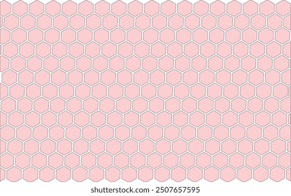 We Peep Hexagon Wabenmuster, Nahtloses Vektordesign, Hintergründe, Verpackungen, Mode und Textilien, Hintergrund für Präsentationen
