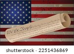 We The People American Flag 1776

