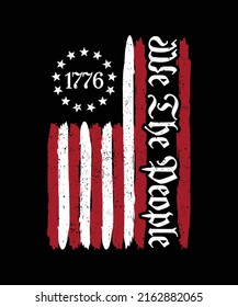 We The People American Flag 1776