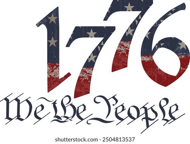 We The People American Flag 1776
