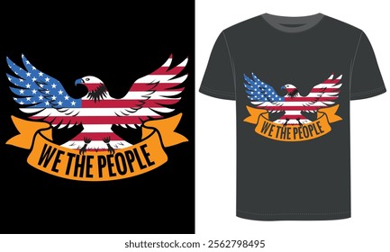 We the People, Presidents Day t Shirt Design.