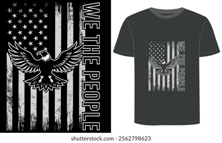 We the People, Presidents Day t Shirt Design.