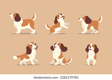 we present you Cute Dogs Illustration Set