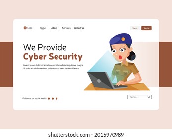 	
Wir bieten das Design der Cybersicherheit-Startseite
