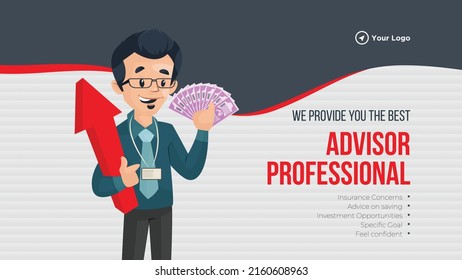 We provide you the best advisor professional landscape banner design template. 
