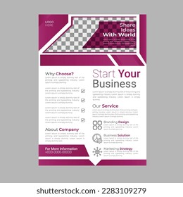 We provide your business solutions growth creative ideas business flyer design