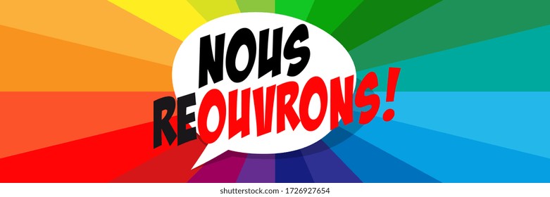  we reopen in French language