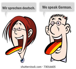 We speak German.