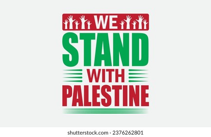 Nos Apoyamos Con El Vector Palestino Libre De Palestina Y El Clip Art