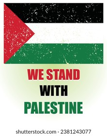 we stand with plalestine, vector