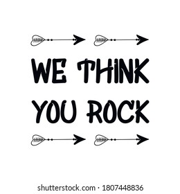 Creemos que rocas. Cita del vector