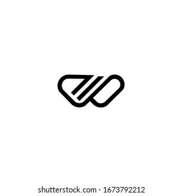 WE W E Letter Logo Design Vector