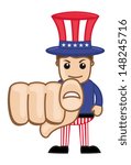 We Want You - Uncle Sam - Business Cartoon Characters