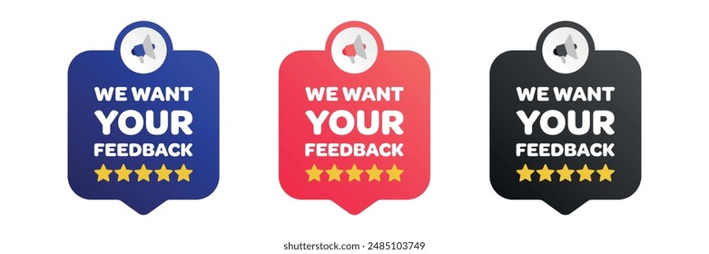 We want your feedback vector set