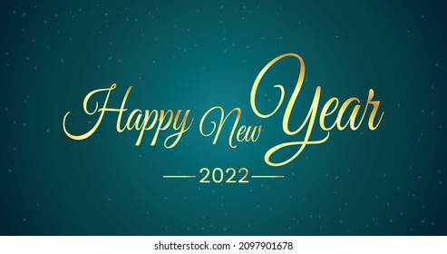 We wish you a happy new year 2022, Greeting card, Vector illustration design