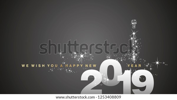 We Wish You Happy New Year Stock Vector (Royalty Free) 1253408809