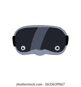 weable augmented reality ar glasses cartoon. immersive display, smt interactive, digital experience weable augmented reality ar glasses sign. isolated symbol vector illustration