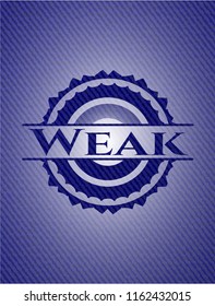 Weak denim background