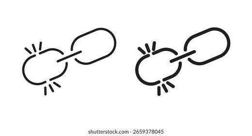 Weak icon set, line and black glyph style for food app website.