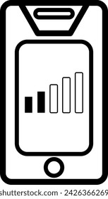 weak and low signal icon 