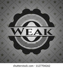 Weak realistic black emblem