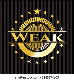 Weak shiny emblem