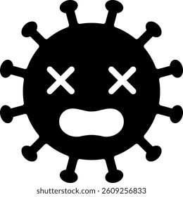 Weak Virus Isolated Vector Icon