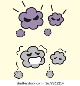 weakening pattern
Illustration of a cheerful pattern and the weakening pattern of bad bacteria