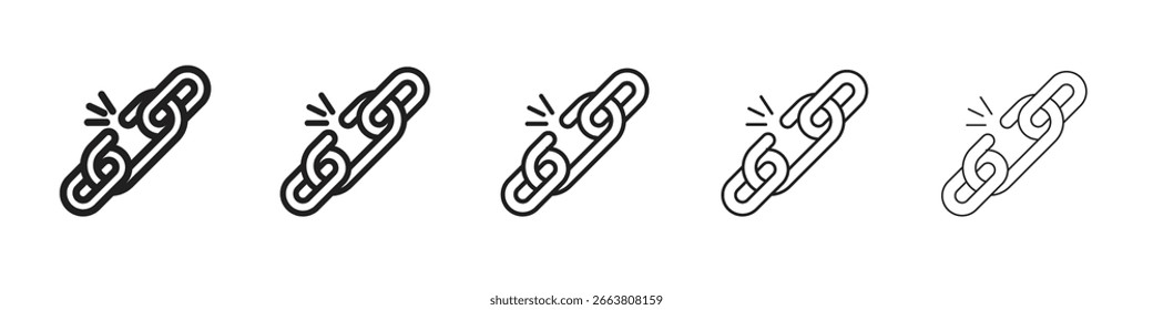 Diseño del icono de la debilidad, logotipo, App, UI. Ilustración vectorial, EPS