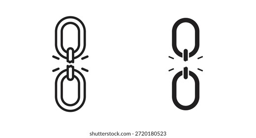 Icono de debilidad en el diseño de línea. Sencillo Vector de iconos