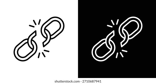 Icono de debilidad. Icono lineal de Vector aislado en blanco y negro