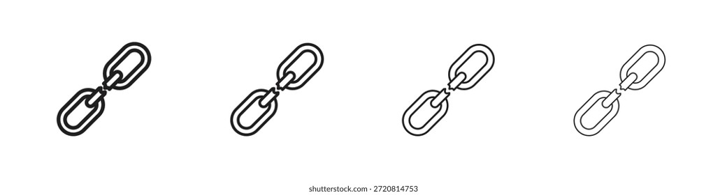 Los íconos de debilidad delinean el diseño de Vector negro. Línea con trazo editable.